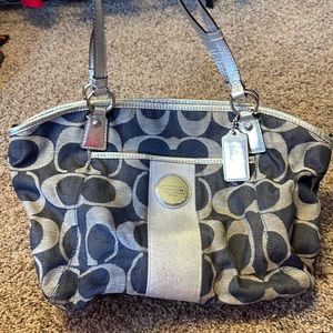 Coach signature handbag